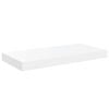 vidaXL Estante flotante de pared 2 uds MDF blanco brillo 50x23x3,8 cm