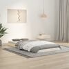 vidaXL Estructura cama individual madera maciza pino blanco 90x190 cm