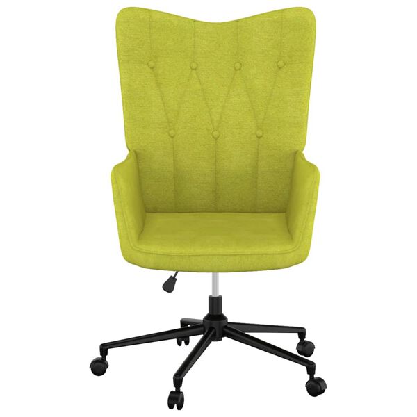 vidaXL Sill&oacute;n de relax de tela verde