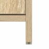 vidaXL Armario de ba&ntilde;o madera contrachapada color roble 60x33x61 cm