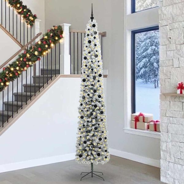 vidaXL &Aacute;rbol de Navidad artificial Verde 300 cm PVC, Acero y Pl&aacute;stico