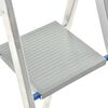 vidaXL Escalera de aluminio 3 pelda&ntilde;os 150 kg