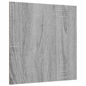 vidaXL Paneles Decorativos 12 uds. Gris Sonoma 30 x 30 x 0.27 cm