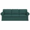 vidaXL Sof&aacute; Verde oscuro