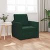 vidaXL Sof&aacute; cama 60cm Verde oscuro Terciopelo