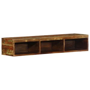 vidaXL Mueble de TV de pared madera maciza reciclada 100x30x19 cm
