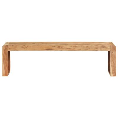 vidaXL Mueble para TV de madera maciza de acacia 120x33x33 cm