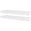 vidaXL Estantes de pared 4 unidades blanco 60 cm