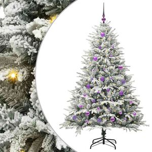 vidaXL &Aacute;rbol de Navidad Artificial Pre-iluminado con Juego de Bolas