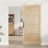 vidaXL Puerta Corredera ORKDAL Marr&oacute;n 93 x 202 cm