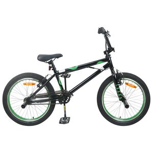 vidaXL BMX 20 Pulgadas para mayores de 9 a&ntilde;os Negro