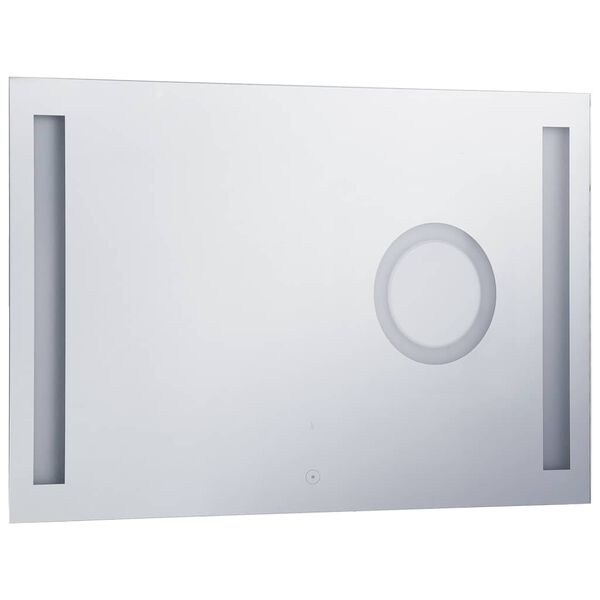 vidaXL Espejo de pared de ba&ntilde;o con LED y sensor t&aacute;ctil 100x60 cm