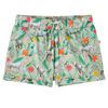 vidaXL Pantalones cortos infantiles con cord&oacute;n caqui claro 116