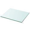 vidaXL Panel de estante vidrio claro 30x25 cm