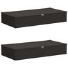 vidaXL Caja de Almacenamiento 2 pcs Gris antracita 100 x 50 x 18 cm