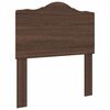 vidaXL Cabecero Roble Marr&oacute;n Madera contrachapada