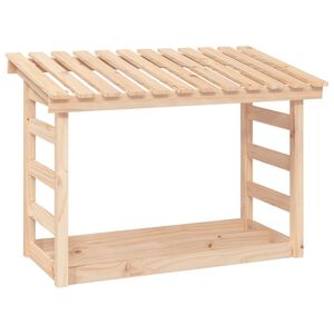vidaXL Le&ntilde;ero de madera maciza de pino 108x64,5x78 cm