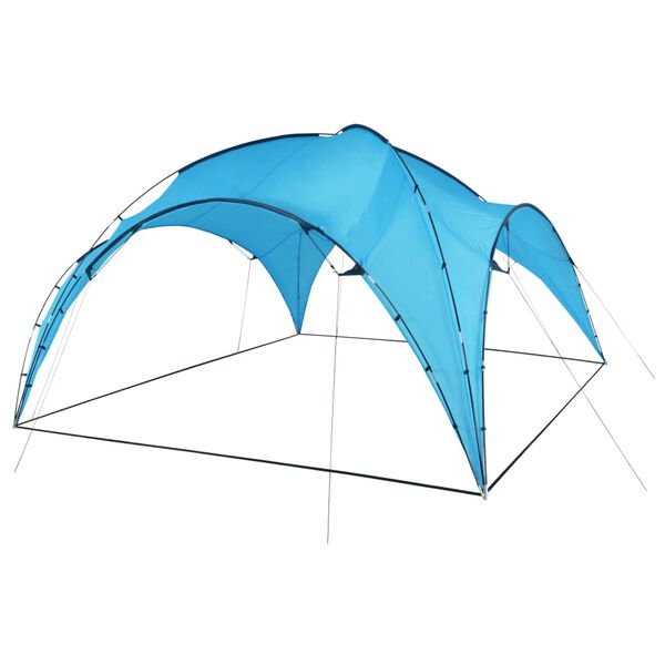 vidaXL Carpa de fiesta arco azul claro 450x450x265 cm
