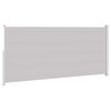 vidaXL Toldo lateral retr&aacute;ctil para patio gris 220x500 cm