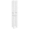 vidaXL Cestas de muro de gaviones 3 uds acero galvanizado 25x25x197cm
