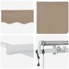 vidaXL Toldo Retr&aacute;ctil El&eacute;ctrico Beige 400 x 300 cm