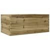 vidaXL Jardinera madera de pino impregnada 110x60x45,5 cm