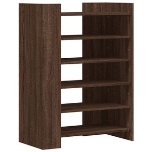 vidaXL Mueble zapatero madera ingenier&iacute;a marr&oacute;n roble 74,5x37,5x100 cm