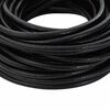 vidaXL Cord&oacute;n de cuero Negro &Oslash;5 mm x 50 m Cuero