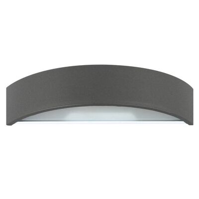 Smartwares Lámpara de pared para exterior gris 5x25x8 cm