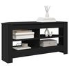 vidaXL MuebledeTVdeesquina Negro 102 x 40,5 x 45 cm