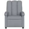 vidaXL Sill&oacute;n reclinable de tela gris claro
