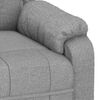 vidaXL Sillón de masaje eléctrico tela gris claro