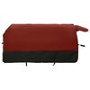 vidaXL Manta para Caballo Borgo&ntilde;a y Negro 95 cm Poli&eacute;ster