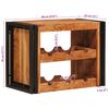 vidaXL Estante de Vino Marrón 100 x 45 x 33 cm Madera de Acacia Sólida