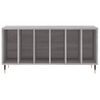 vidaXL Mueble para discos madera contrachapada gris Sonoma 100x38x48cm