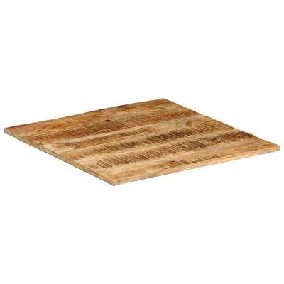 vidaXL Tablero de mesa de madera maciza de mango 15-16 mm 60x60 cm
