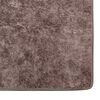 vidaXL Alfombra lavable antideslizante gris 80x150 cm