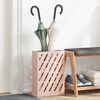 vidaXL Soporte para sombrilla Rosa 28 x 12 x 41 cm Acero