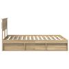 vidaXL Estructura de cama Sonoma 160 x 200 cm Madera de pino macizo