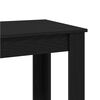 vidaXL Mesa de Bar Roble Negro 51 x 50 x 103.5 cm Madera contrachapada