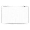 vidaXL Red de remolque con cuerda el&aacute;stica PP blanco 4x2,5 m