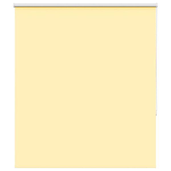 vidaXL Estor Enrollable Opaco Amarillo 125x150 cm Tela Ancho 121,6 cm