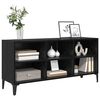 vidaXL Conjunto de mueble de TV Negro 103,5 x 30 x 50 cm