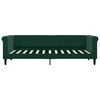 vidaXL Sof&aacute; cama nido con cajones terciopelo verde oscuro 80x200 cm