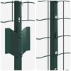 vidaXL Valla con Poste Verde 1,6 x 10 m Acero y PVC