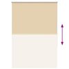 vidaXL Estor Enrollable Opaco Beige 110x130 cm Tela Ancho 105,7 cm