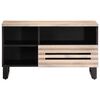 vidaXL Mueble de TV madera maciza de mango 80x34x46 cm