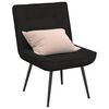 vidaXL Sill&oacute;n de relax terciopelo negro 64x74x84 cm