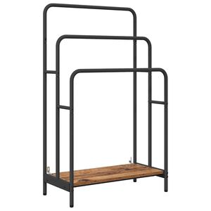 vidaXL Perchero Madera vieja 60 x 30 x 100,5 cm Madera de ingenier&iacute;a