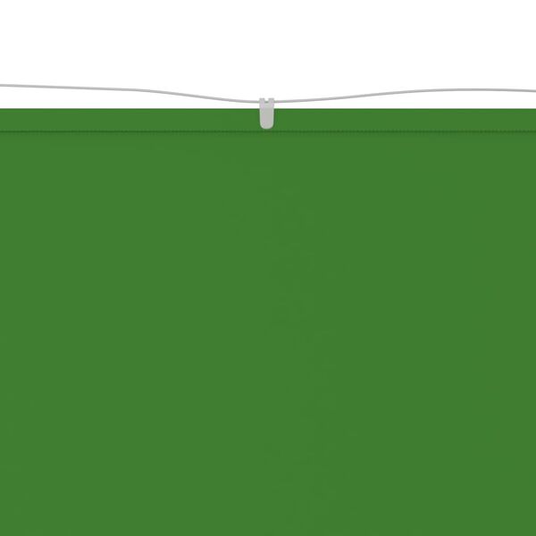 vidaXL Toldo vertical verde claro 100x420 cm tela oxford